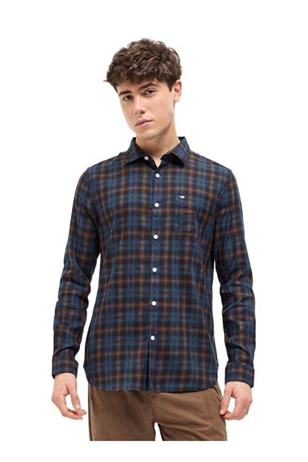Men's Multi-Color Checked Slim Fit Casual Shirt for Every Occasion