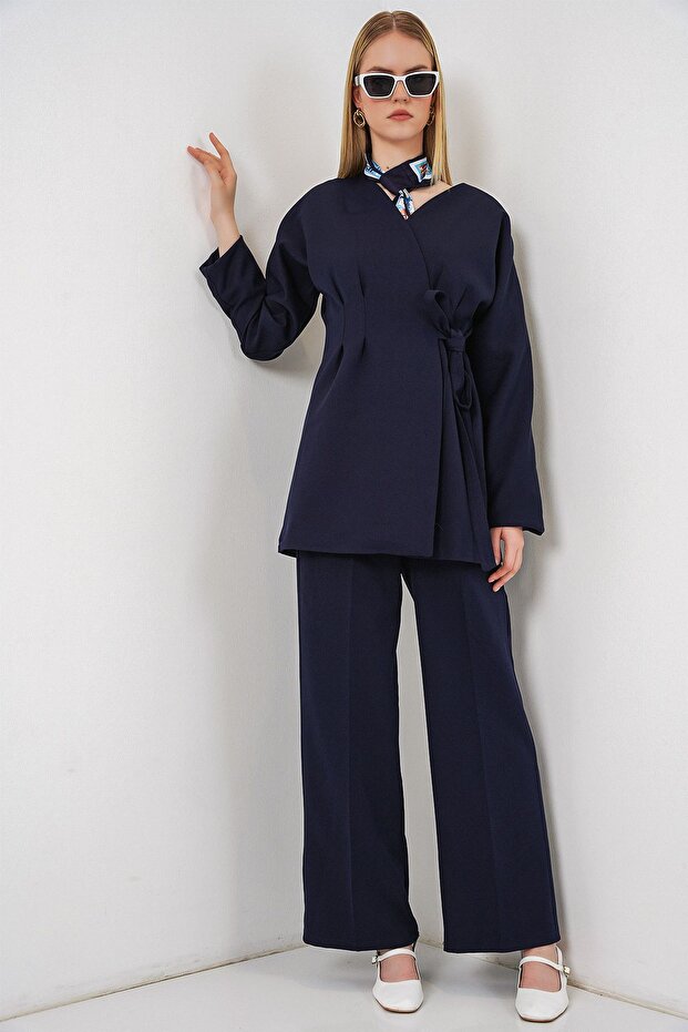 Bdart Belted V-Neck Jacket - 4