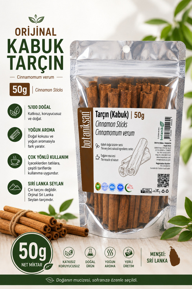 Kabuk Tarçın 50gr