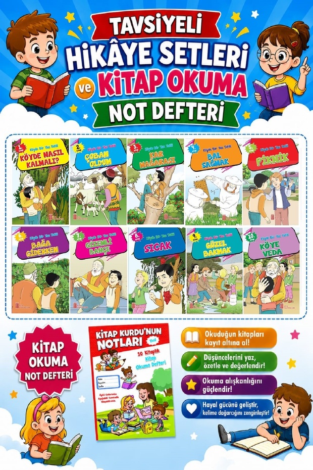 Ata a Summer Vacation Story Sequence in the Village for 3Rd Grade + Book Reading Notebook