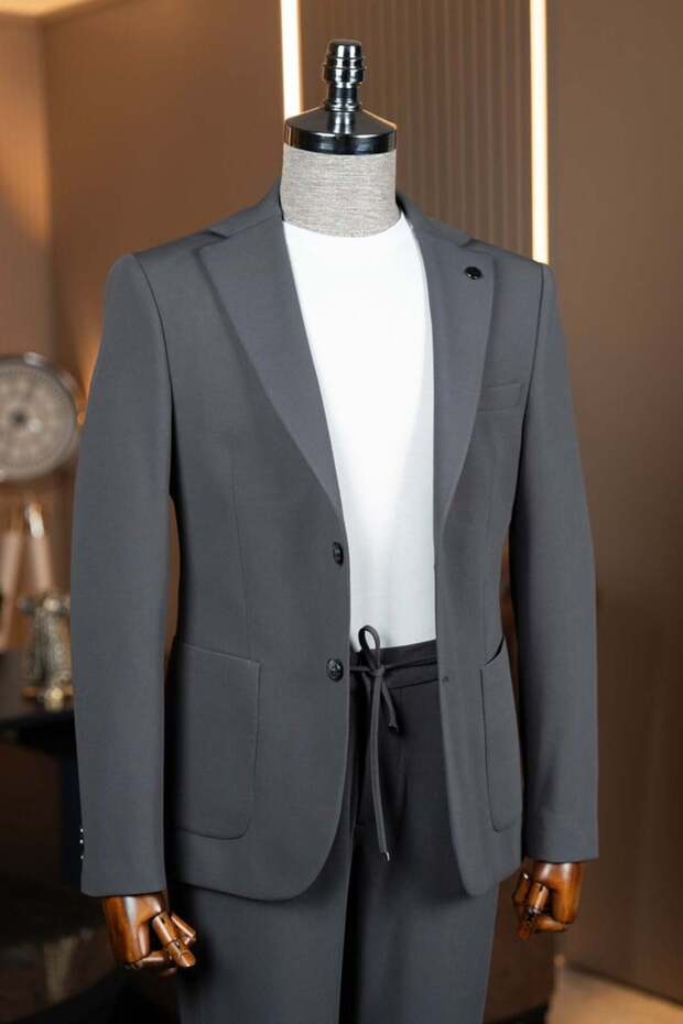Anthracite sports tracksuit