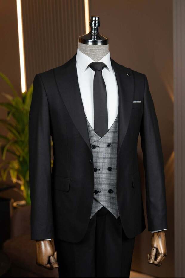 Vest Suit - Slimfit, Choose One Size Larger.
