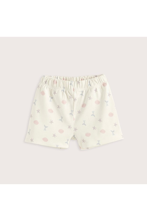 Magic Sea Printed Shorts Ecru/Printed