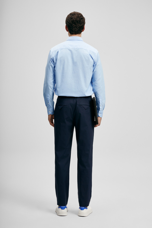 Daniel Men's Basic Shirt Regular Fit Blue - 6