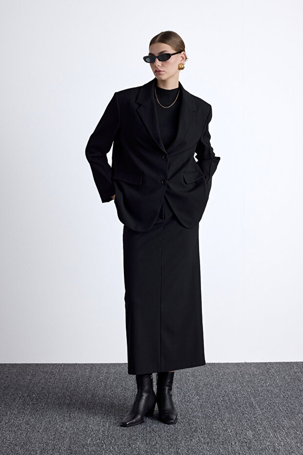 KLASSISCHER LOOK RÖCKE SCHWARZ - 3