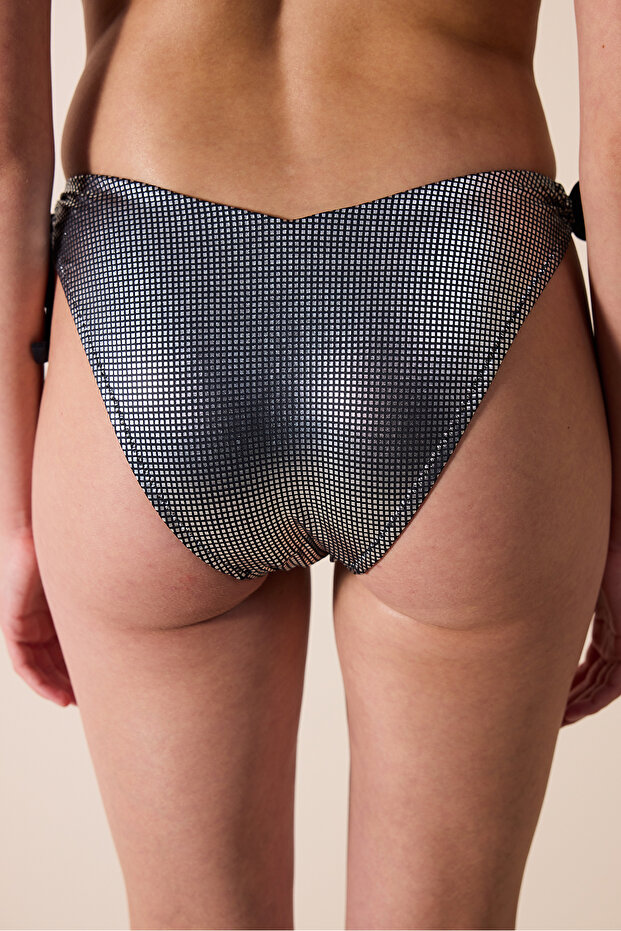 Dazzle V Ring Shiny Multicolor Bikini Bottom - 2