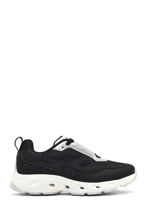 Studio Women's Black Thick Sole Sports Shoes, Lace-Up Sneaker 25Afd43526F