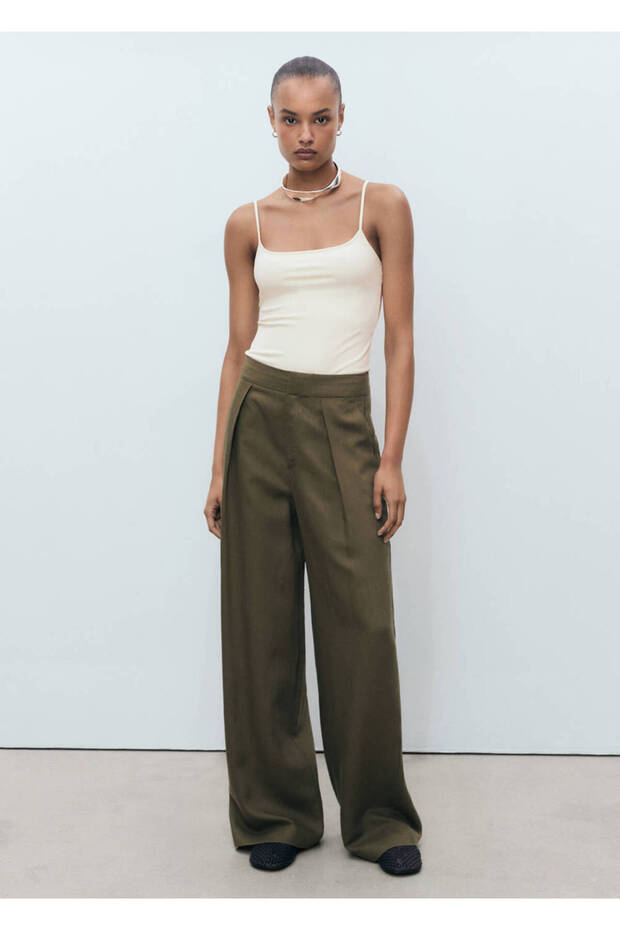 Bluse mit dünnen Trägern - 2