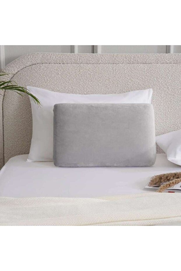 Lenzi Cool Gel Memory Foam Pillow - 36x56x12cm - White