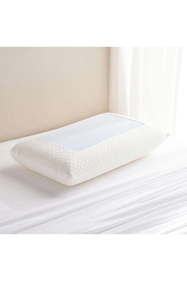 Ultra-cool Memory Foam Cool Gel Pillow 40x70x13cm-white