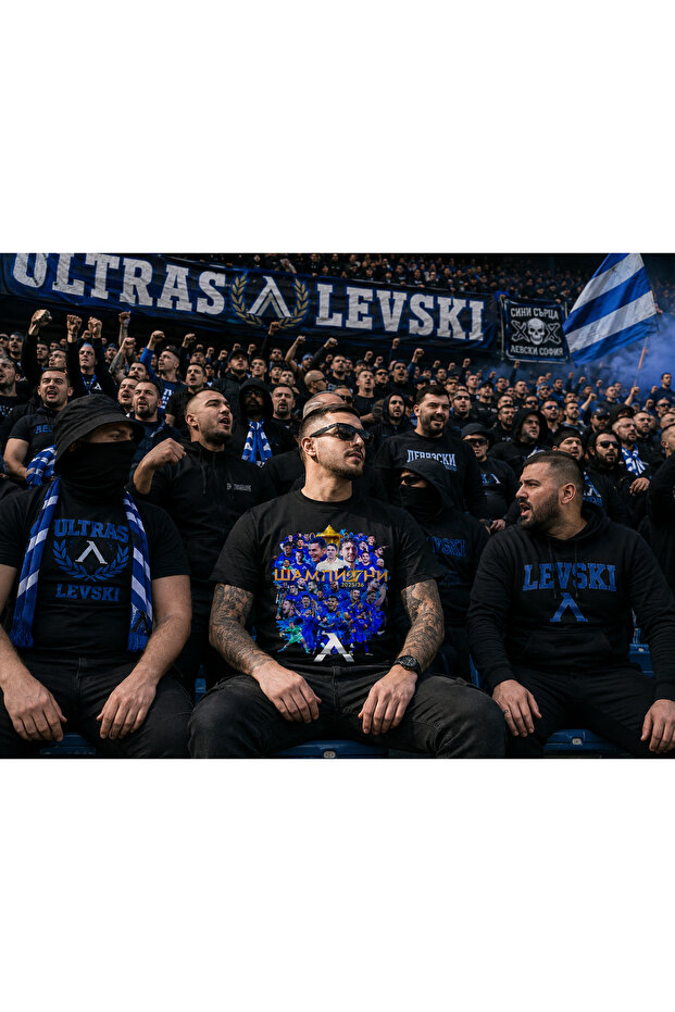 تي شيرت مطبوع PFK ПФК Levski Sofia Levski shampi27nl 2025-2026