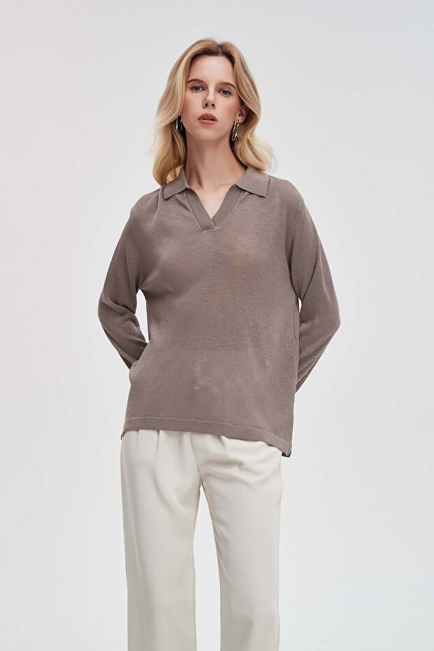 Solid Long-Sleeve Top - 3