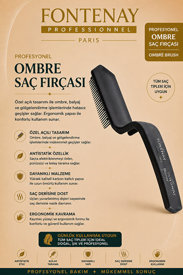 Ombre Hair Brush