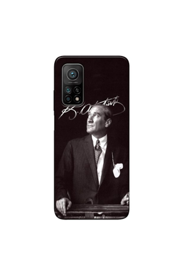 Xiaomi Mi 10t Pro Compatible Case Mustafa Kemal Atatürk Silicone Case (Printed)