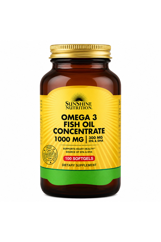 SUNSHINE 3 FISH OIL 1000MG SOFTGELS 100S