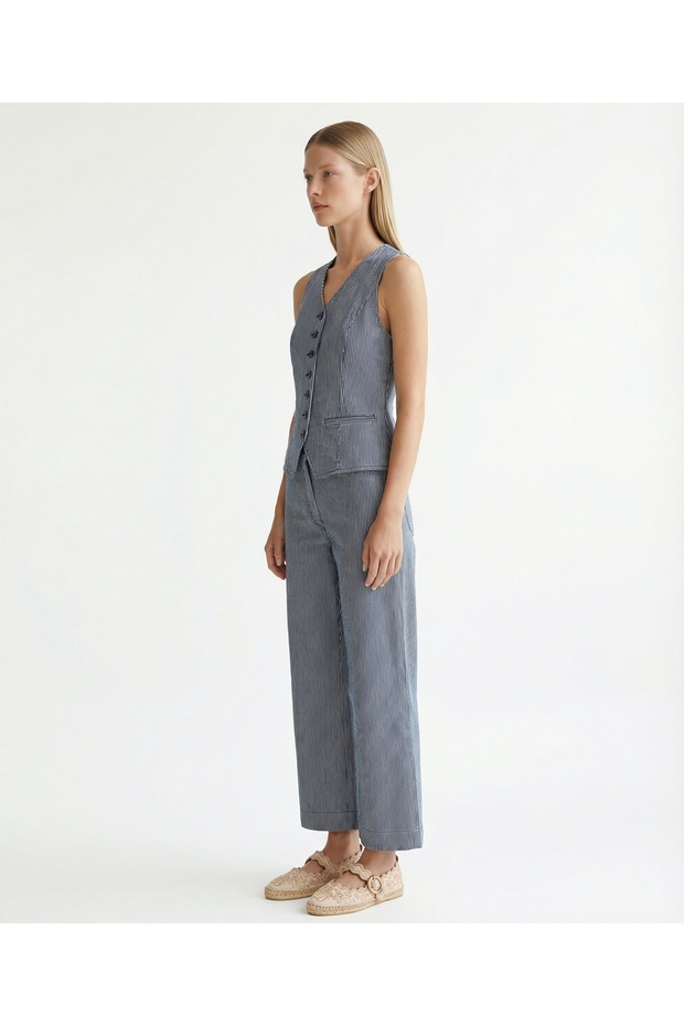 Regular V-Neck Vest - 2