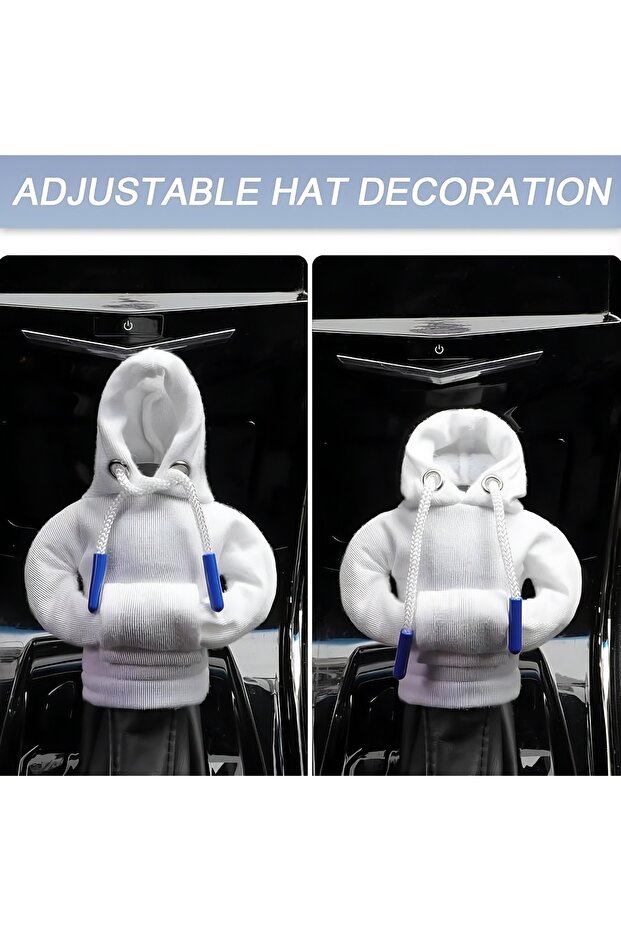 Premium Gear Shift Knob Hooded Sweatshirt - Funny Gear Shift Cover & Automotive Interior Accessory