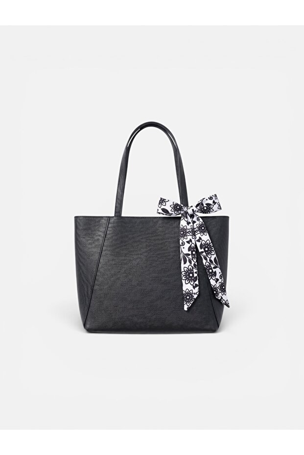 Large Size Lacost Leather Scarf Hand and Shoulder Bag with Gift