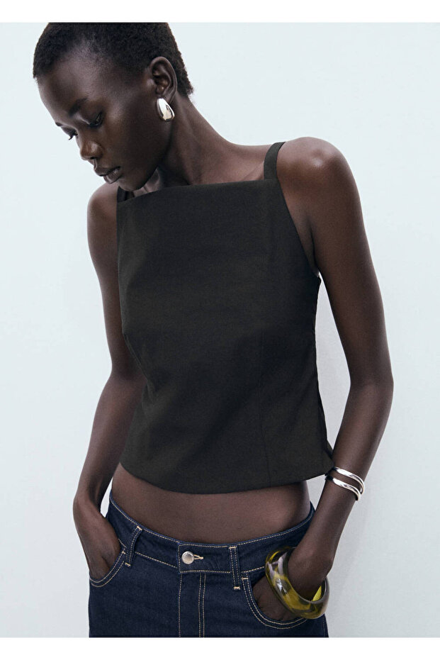 Top with Ribbon on the Back