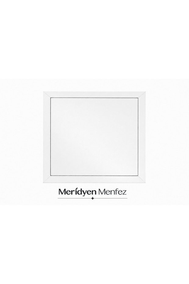 50X50 White Aluminum Intervention Cover Push-Open