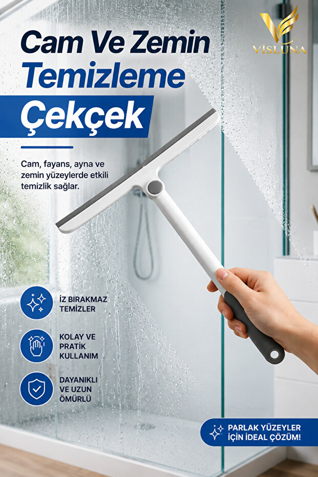 Wiper Glass and Floor Cleaning Squeegee Brush