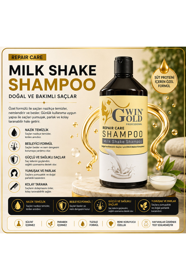 MİLKSHAKE ŞAMPUAN 1000 ML PLUS+
