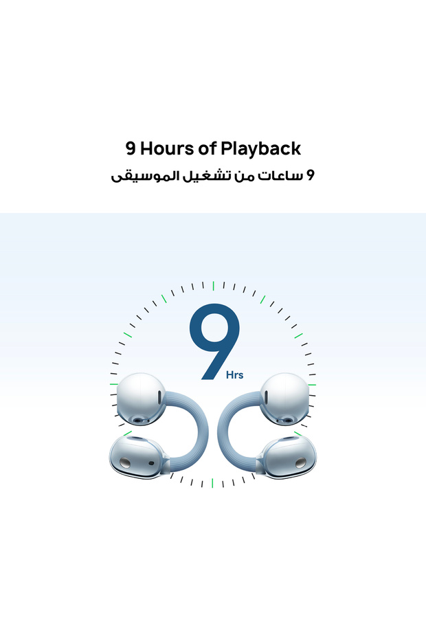 سماعات أذن لاسلكية فري كليب 2، سماعات بلوتوث، عمر بطارية يصل إلى 38 ساعة، متوافقة مع iOS وأندرويد، إصدار المملكة العربية السعودية، باللون الأسود - 6