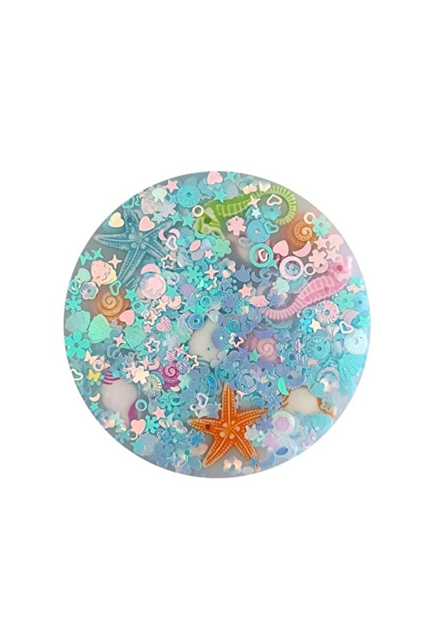 Blue Ocean Themed Sensory Stress Relief Toys Silicone Picky Pad Decompression Skin Picking Pad For A