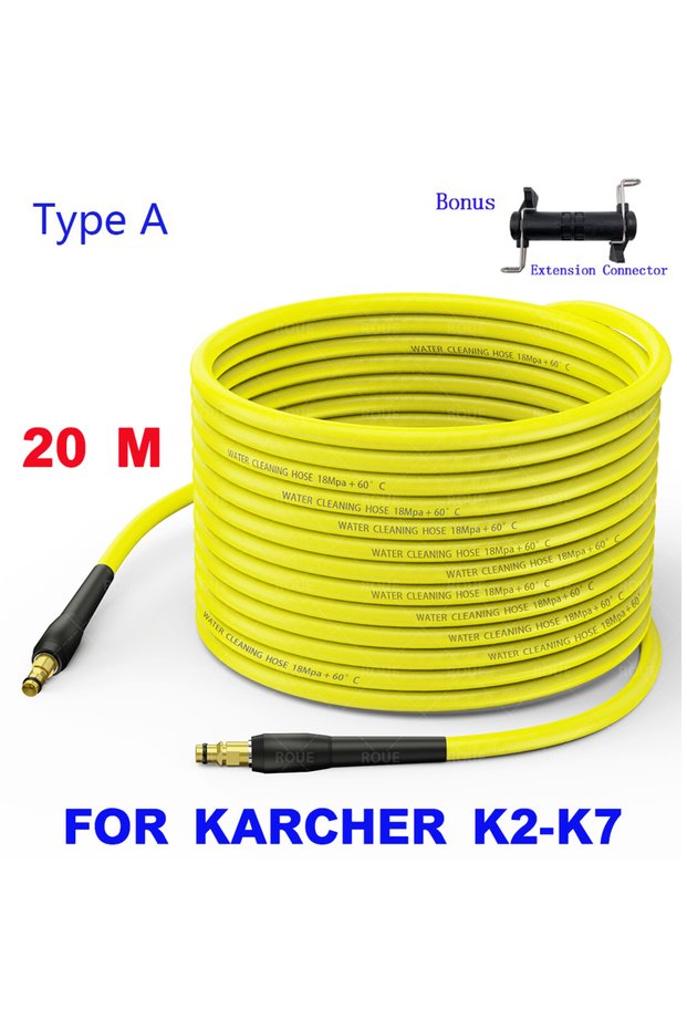 A20 High Pressure Washer Hose Pipe Cord Car Washer Water Cleaning Extension Hose Car Water Hose for