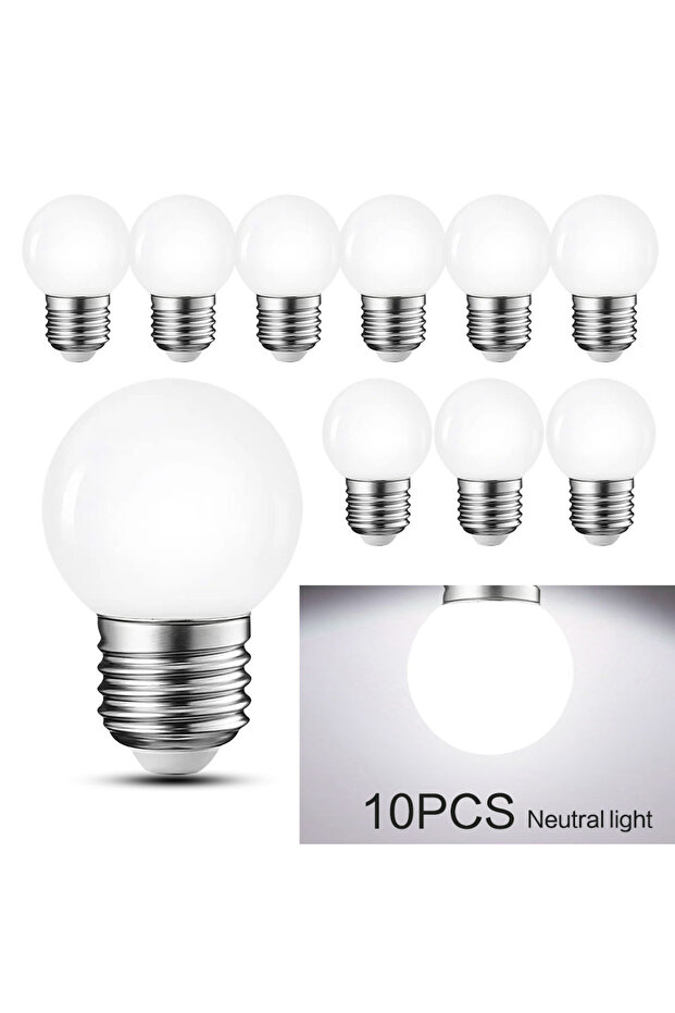 Neutral White 10PCS E27 LED Bulb 3W 220V High Brightness Energy Saving Lamp for Home Indoor Lighting