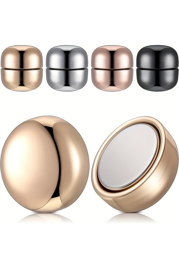 4pcs mixed color 4-Piece Set of Magnetic Pins, Women's Headscarf Pins, Multi-Purpose Clothing Magnet