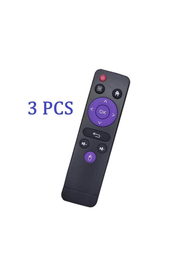 3 قطع من أجهزة التحكم عن بعد العالمية H96 Max Series H96 RK3318 Android TV Box، جهاز تحكم عن بعد بالأشعة تحت الحمراء قابل للتعلم