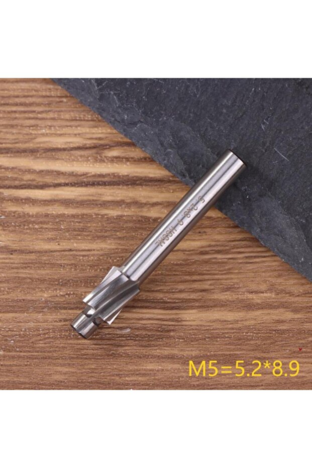 A3 HSS Counterbore End Mill M3-M8 Slotting Tools Countersink Milling Cutter Countersunk Drill Flat C