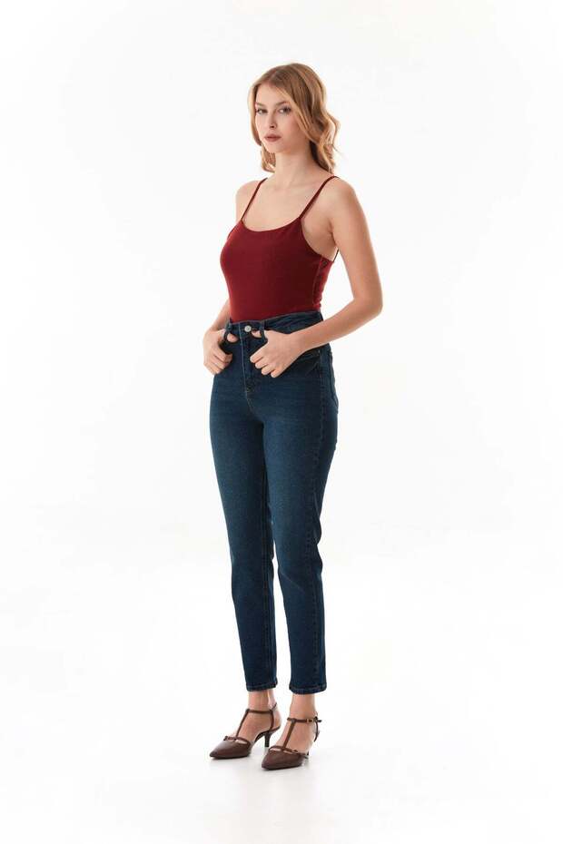 Basic Snap Rope Strap Bodysuit - 2