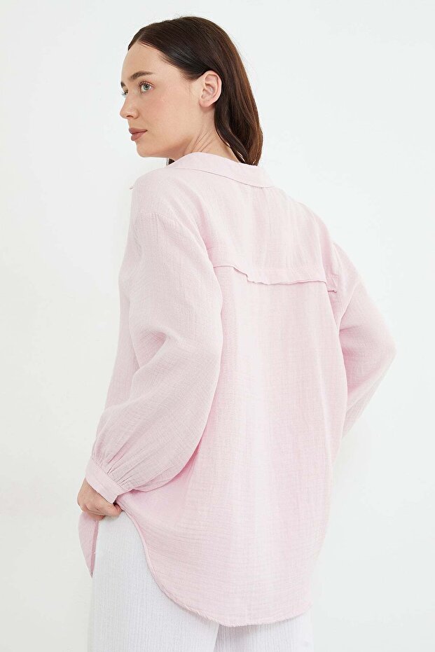Basic Oversize Shirt - 8