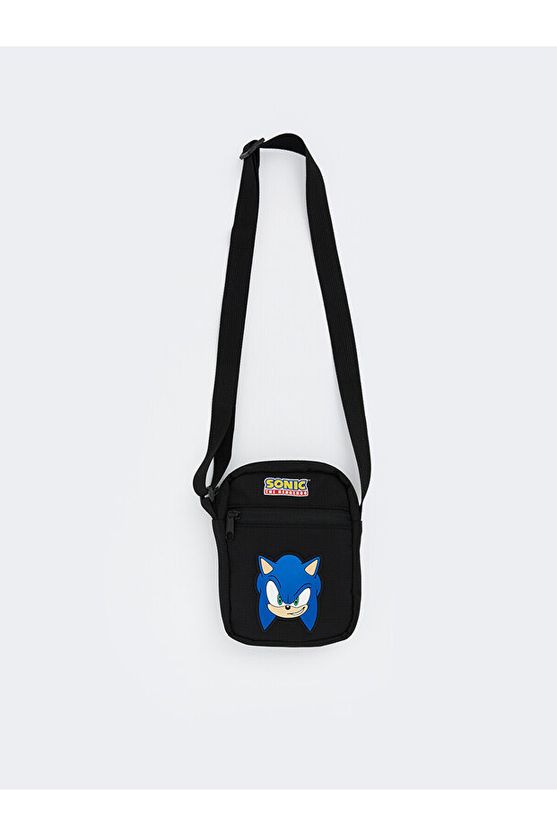 حقيبة كتف للأولاد مطبوعة من TRENDLUCKY Farkıyla Sonic