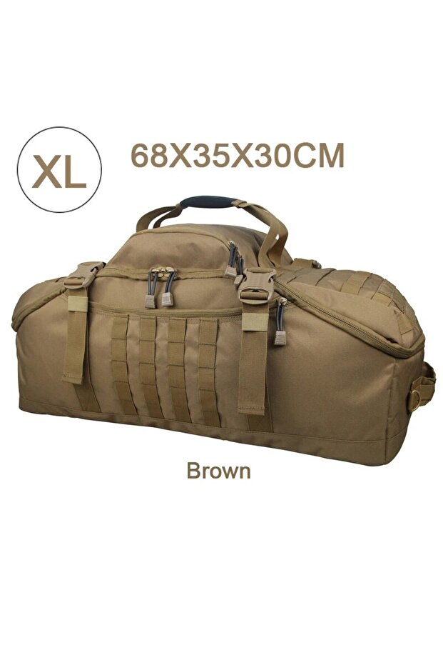 XL Browm LQARMY 45L 80L Camping Backpacks Men Tactical Backpack Molle Hiking Travel Climbing Rucksac