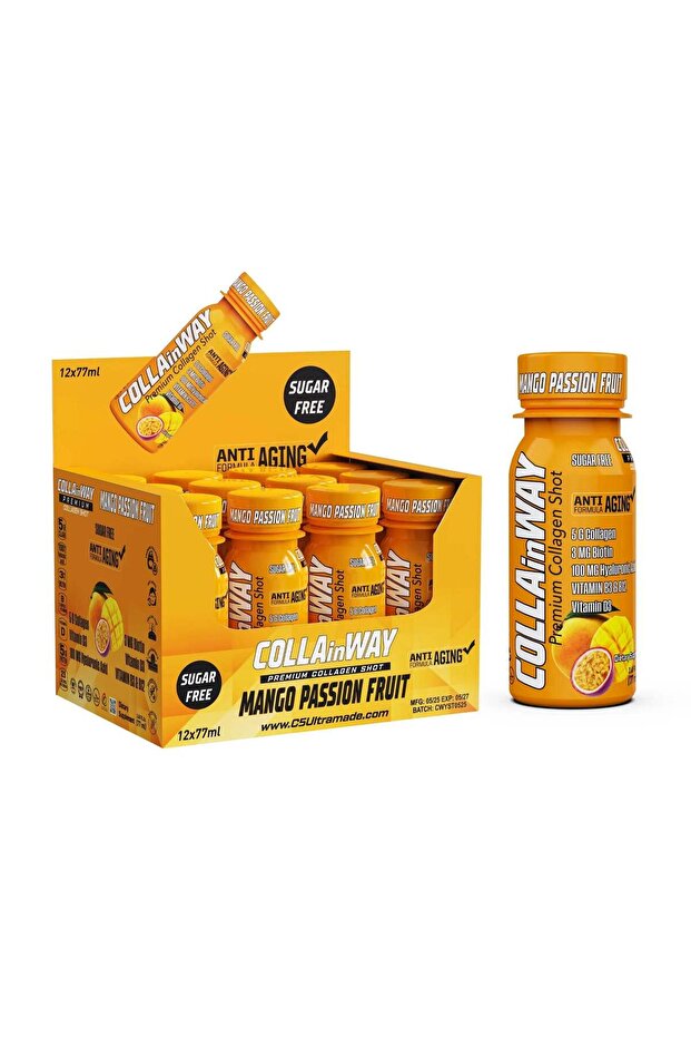 COLLAinWAY Premium Collagen Shot Mango Passion Fruit – 5000 mg