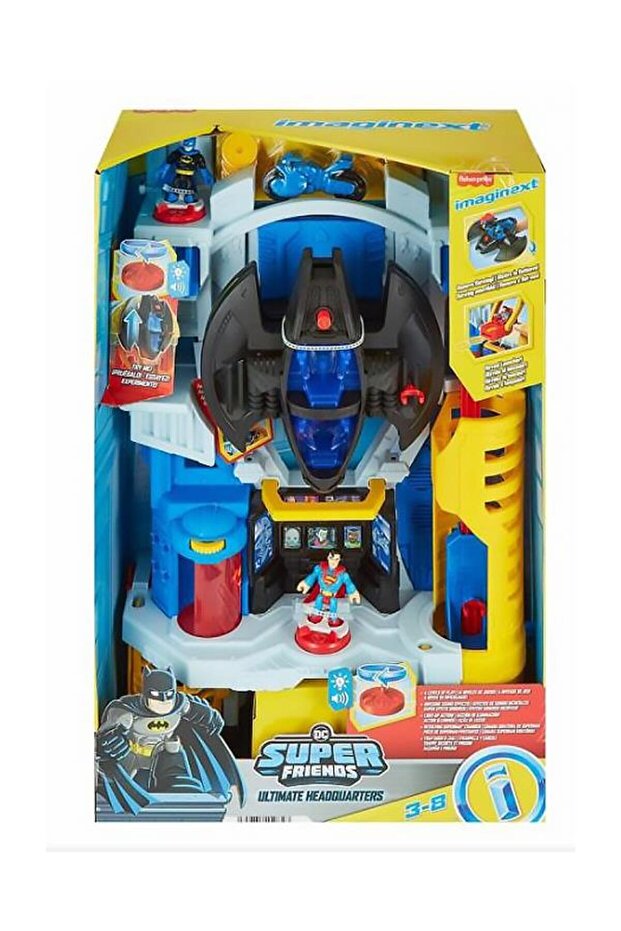 مجموعة Imaginext DC Super Friends Ultimate HQ Adrenaline S
