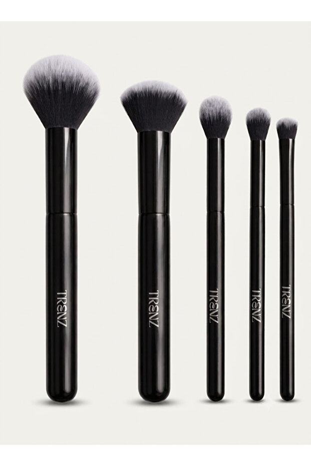 Essential Makeup Brush Set - 5 Brushes - S03