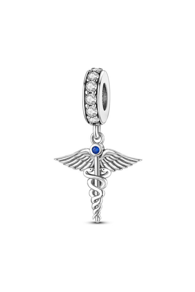 KTC342 925 Silver Dangle Charms Cross Angel Pyramid Pharaoh Baeds Fit Original Bracelet Diy Jewelry