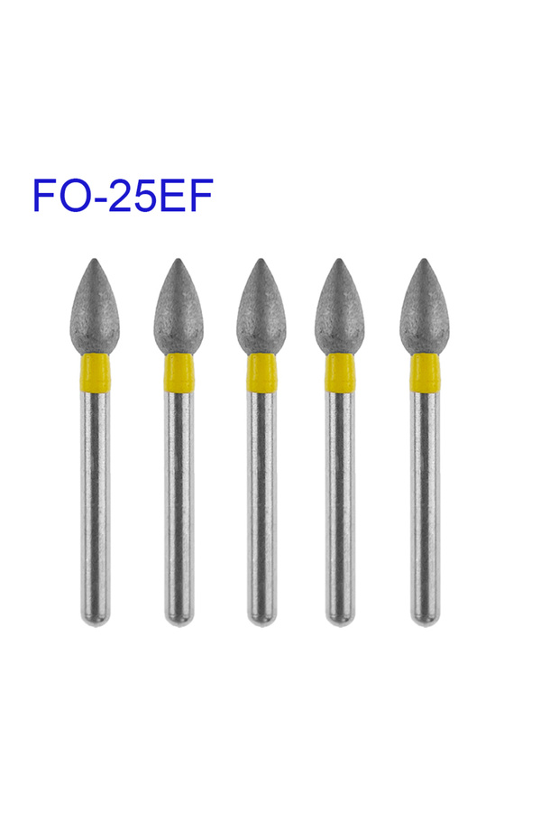 FO-25EF 5pcs/pack Dental Diamond Burs Dental Drills For High Speed Handpiece FG Dia 1.6MM Dental Lab
