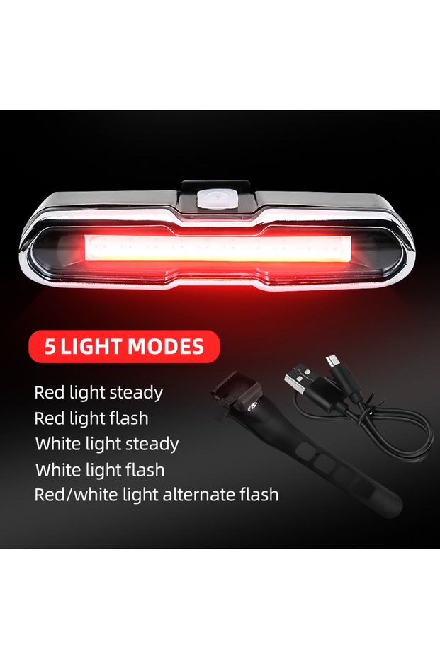 WD-4302 X-TIGER Ultra Bicycle Tailligh PC Seatpost Type Safety Warning Bike Rear Light COB Night Rid