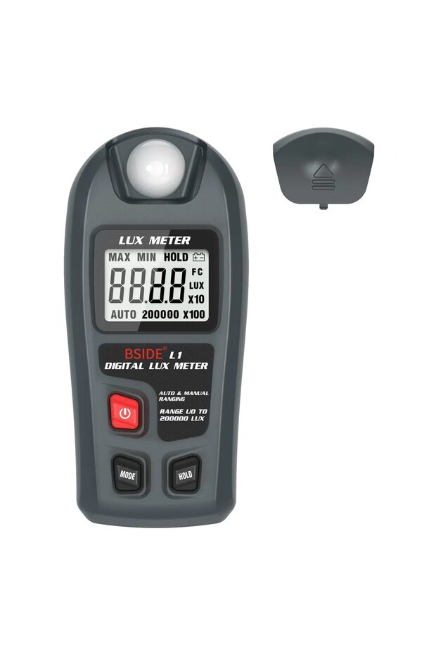 L1 BSIDE Lux Meter Digital Illuminometer 0~200,000lux LCD Pocket Light Meter Lux/FC Measure Tester S