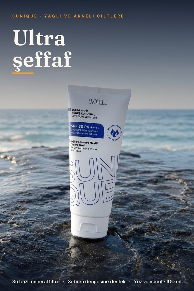 Sunique Special Mineral Filtered Sunscreen Cream for Oily and Acne-Prone Skin Spf 30 / Pa +++