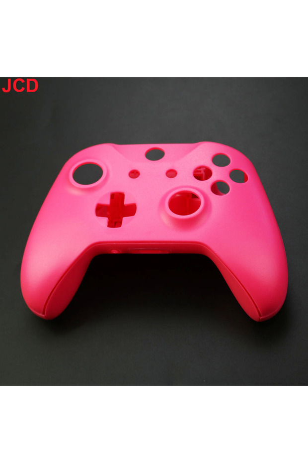 مجموعة أزرار كاملة من JCD باللون الوردي لجهاز Xbox One S مع غطاء غير لامع وغطاء بديل لجهاز Xbox One S