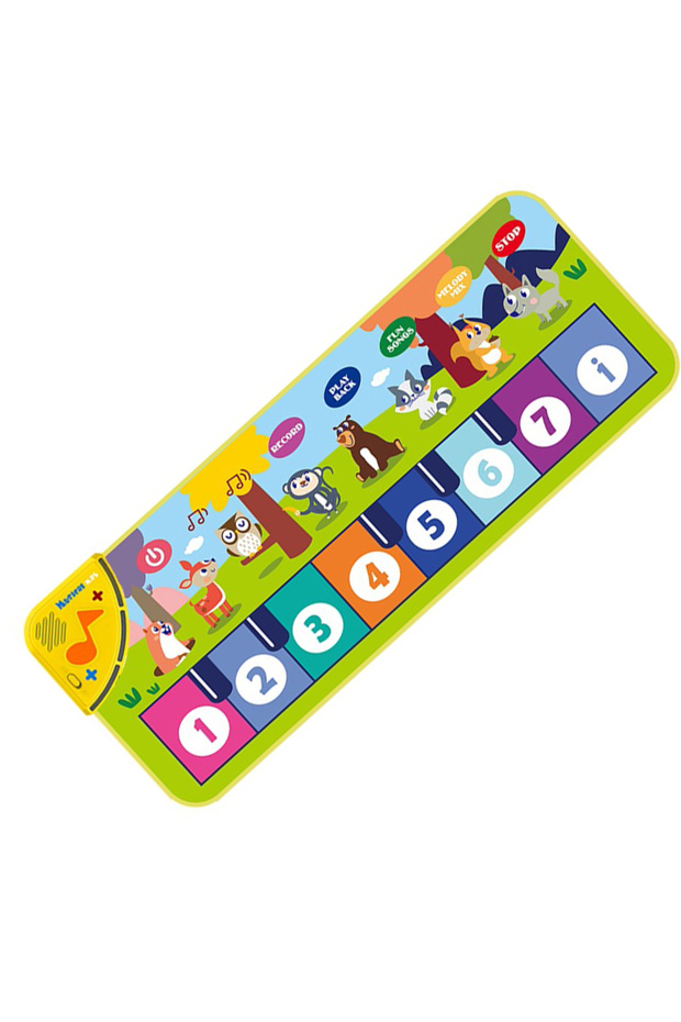 F 80x30cm Coolplay Musical Piano Mat for Kids Toddlers Floor Keyboard Dance Mat with 8 Animal Sounds