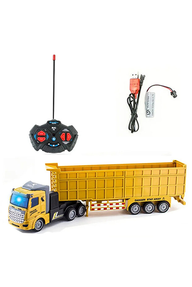 Gift Box 1/48 Rc Truck Heavy-Duty Toy Cars Trucks Remote Control Semi-Trailer Construction Electric