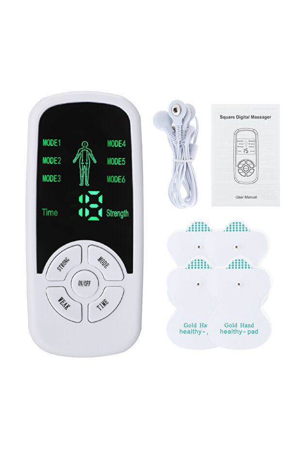 Set Tens Machine Pulse Massager Tens Acupuncture Electric Body Massage Instrument Electrical Muscle