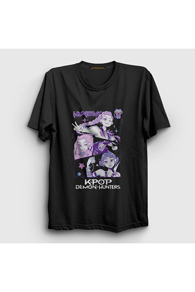 Unisex Black Poster K Pop Demon Hunters T-Shirt 561737Tt
